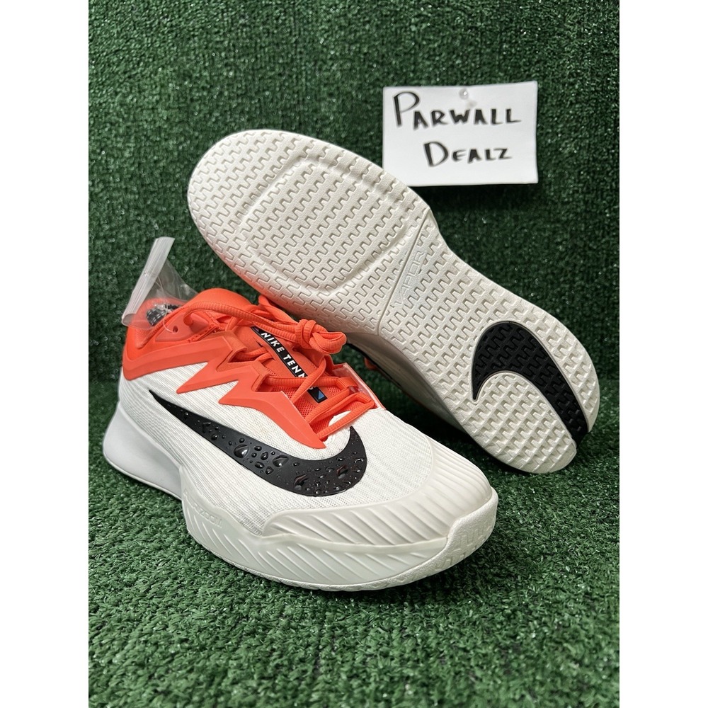 Nike Vapor Pro 3 Sail Turf Orange White Tennis Shoes Men's 12 IB6558-100 RARE